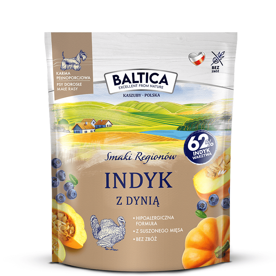 BALTICA Turkey with pumpkin small breeds 1kg