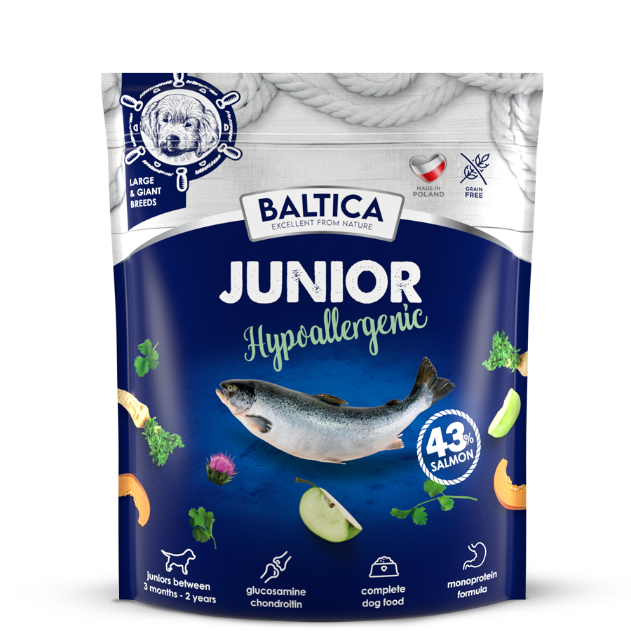 BALTICA Karma dla juniora z łososiem large 1kg