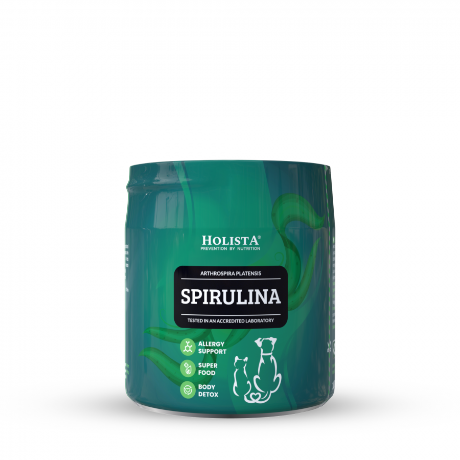 Spirulina dla psa i kota 100g