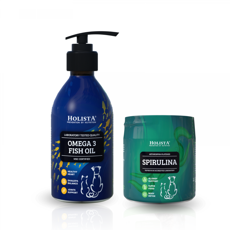 Olej Omega3 250ml + Spirulina 100g